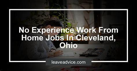 2,541 <strong>Work From Home Ohio</strong> No Experience <strong>jobs</strong> available in <strong>Ohio</strong> on <strong>Indeed. . Work from home jobs cleveland ohio